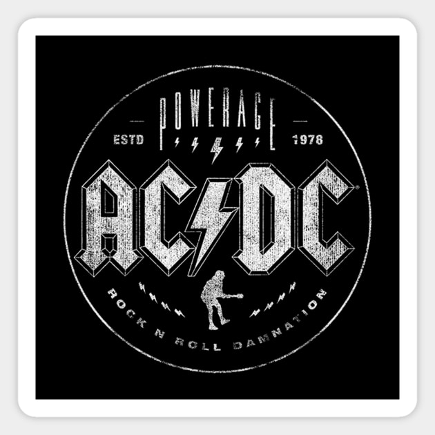 ACDC Rock Magnet by Heliikopertyz